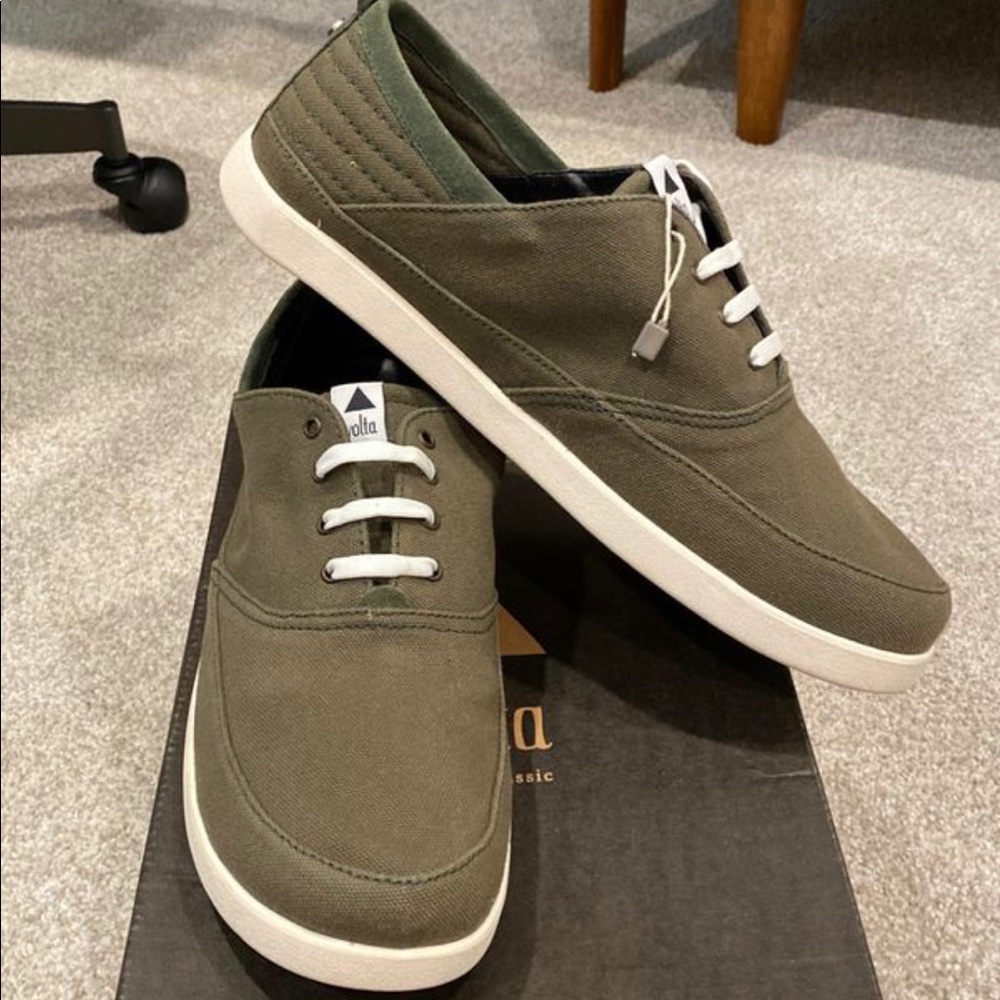 Volta Daps Canvas - Olive Shoes
